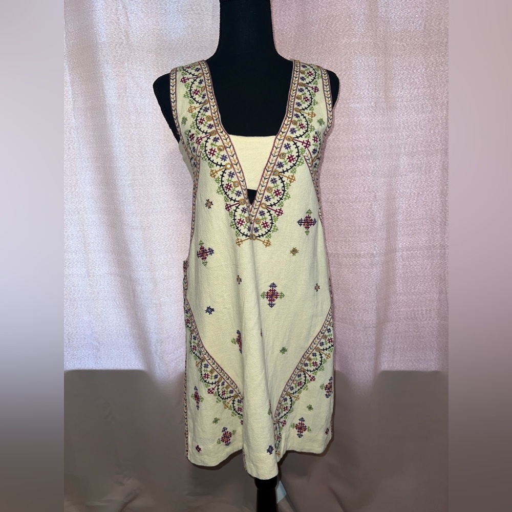 Free People Cream Dress